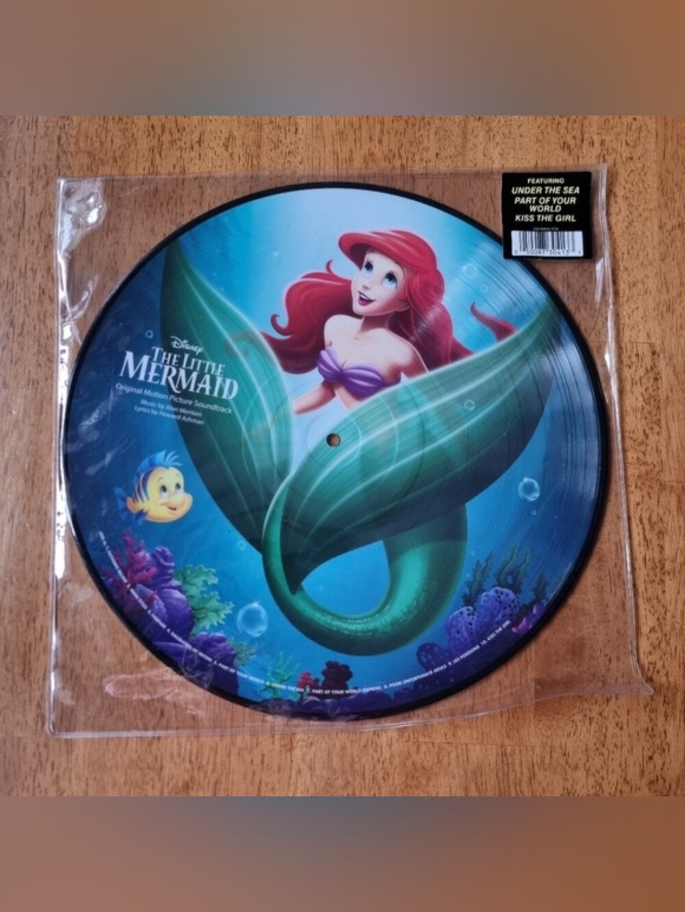 🆕️ Disney The Little Mermaid Collectible Vinyl Picture Record LP Vintage 2006